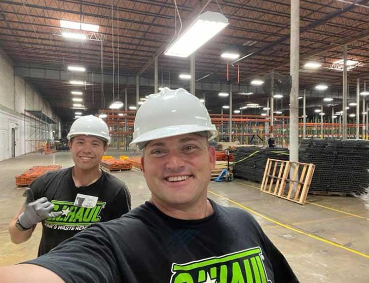 commercial junk removal team