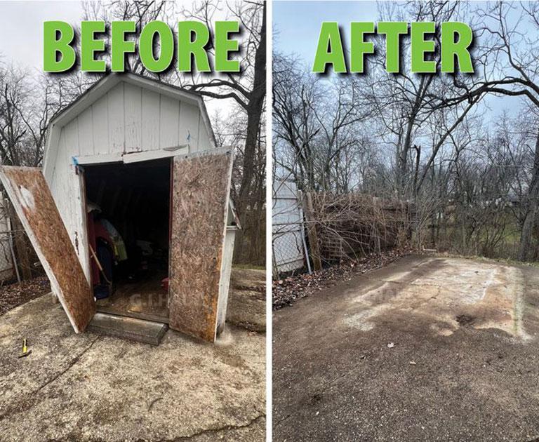 shed removal services in cincinnati ohio